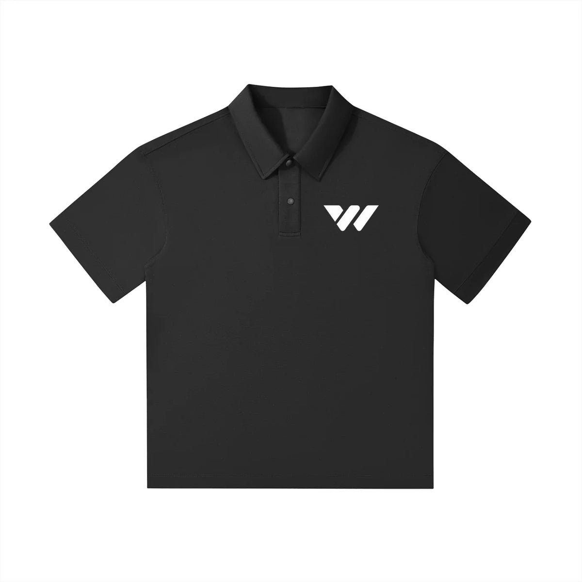 Drop Shoulder Short-Sleeve Polo