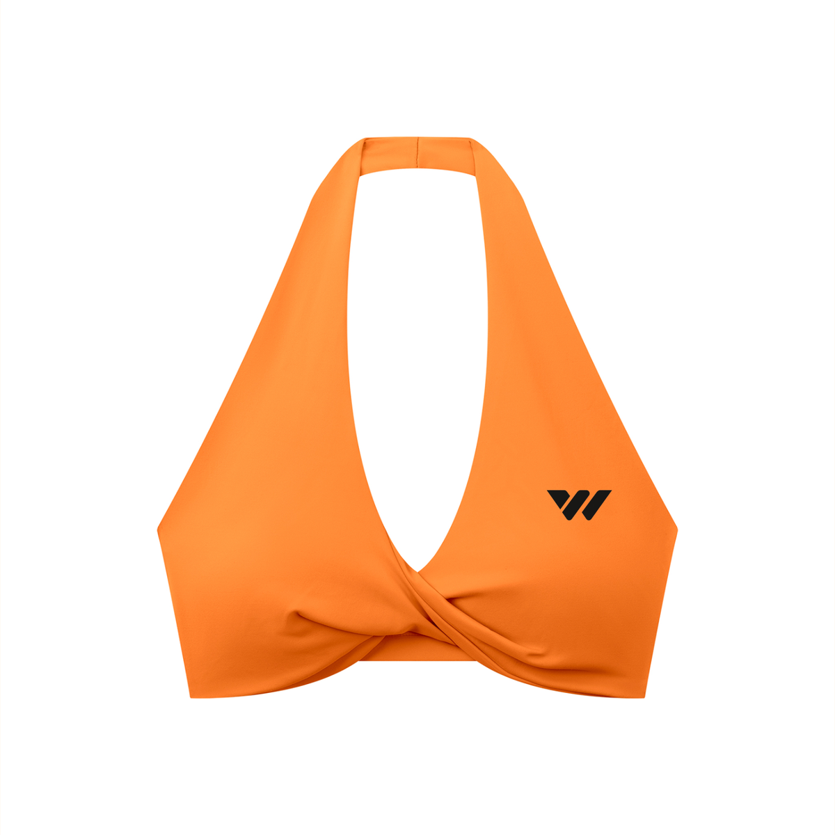 Women's Pleated Halter Sports Bra