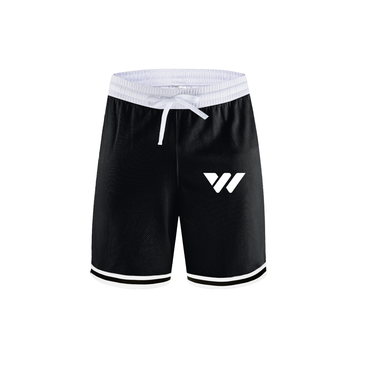 Classic Stripe Trim Basketball Shorts
