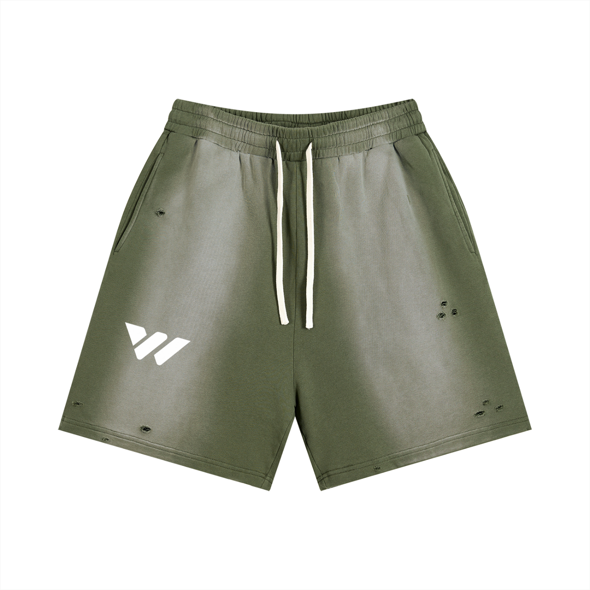 Sun Fade Distressed Shorts