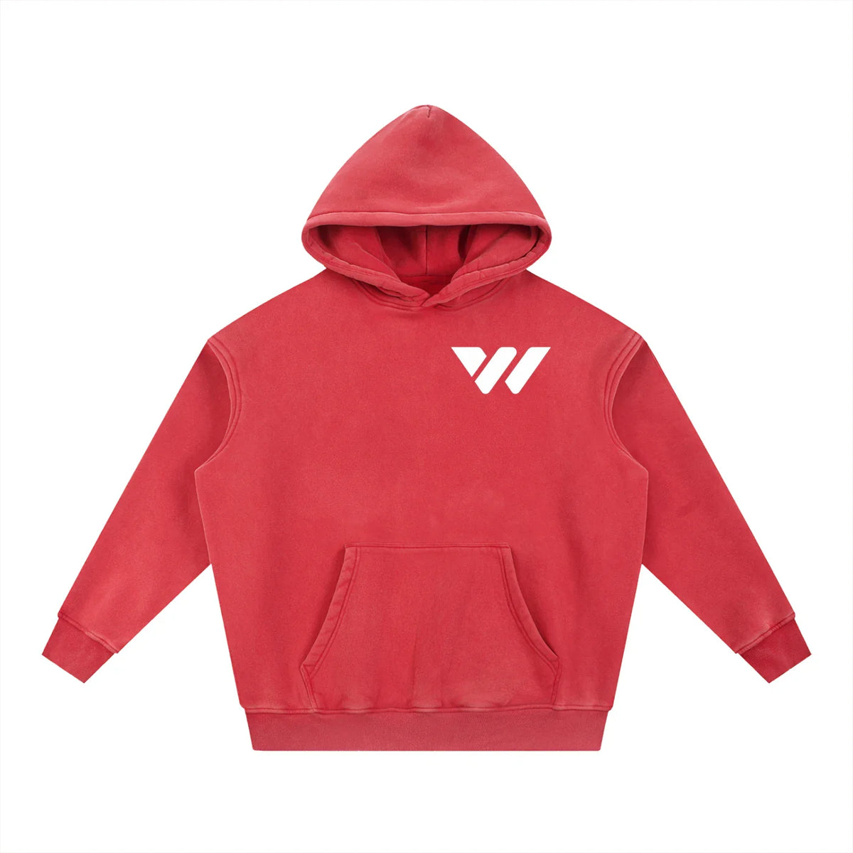 Snow Wash Fleece Oversized Hoodie