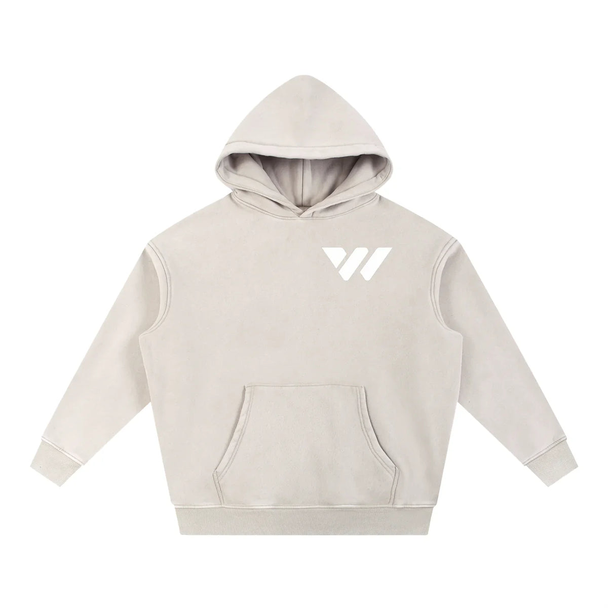 Snow Wash Fleece Oversized Hoodie