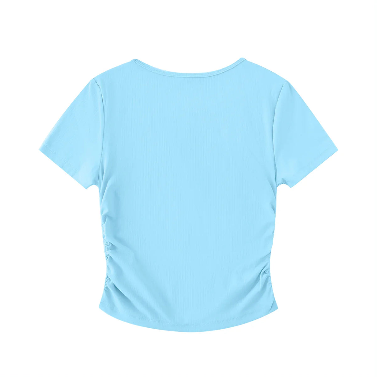 Ruched Bodycon Crop Top