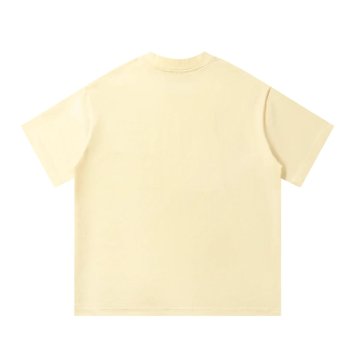 Pale yellow short-sleeve t-shirt for active lifestyle, size XXS to 3XL, made to fit and built to last