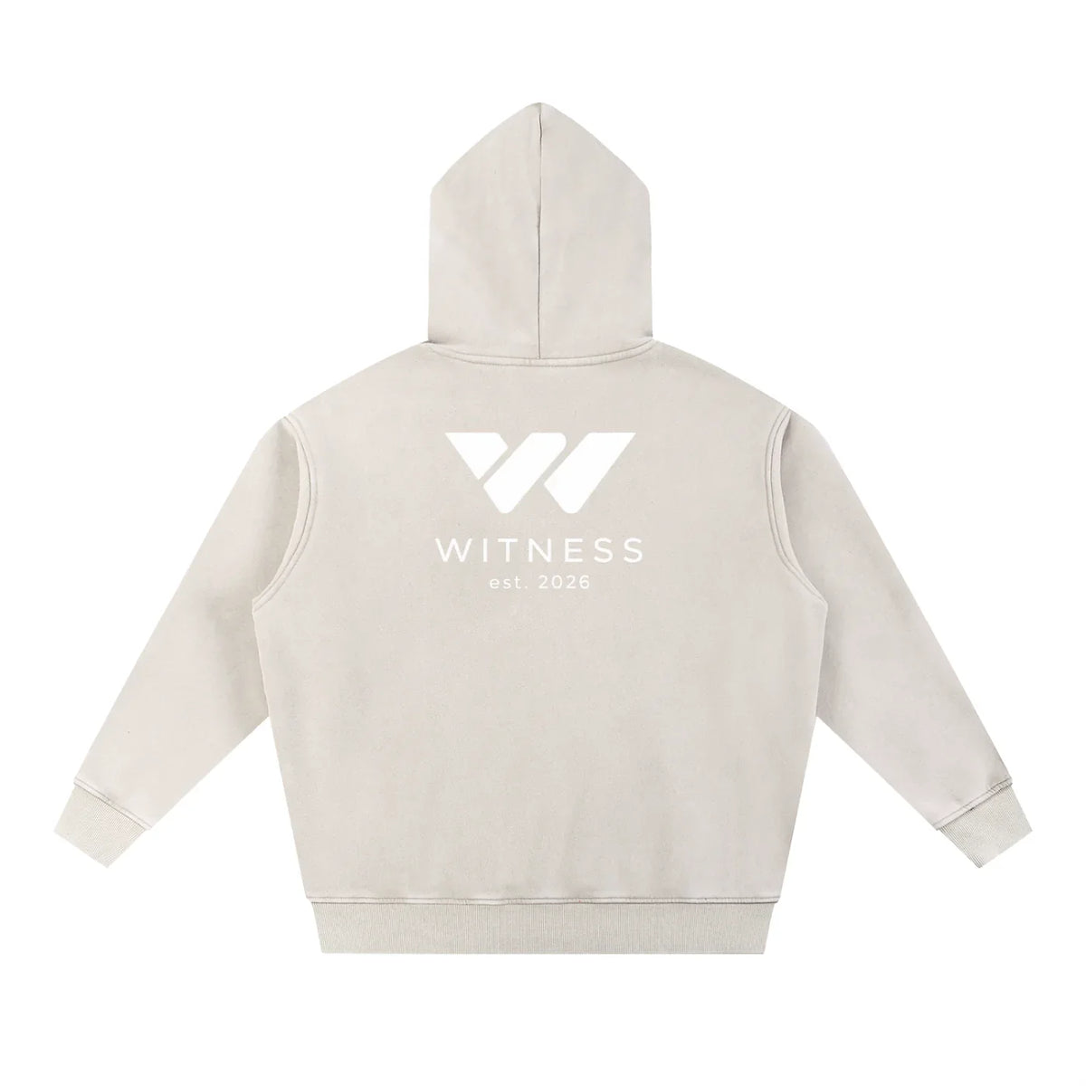 Snow Wash Fleece Oversized Hoodie
