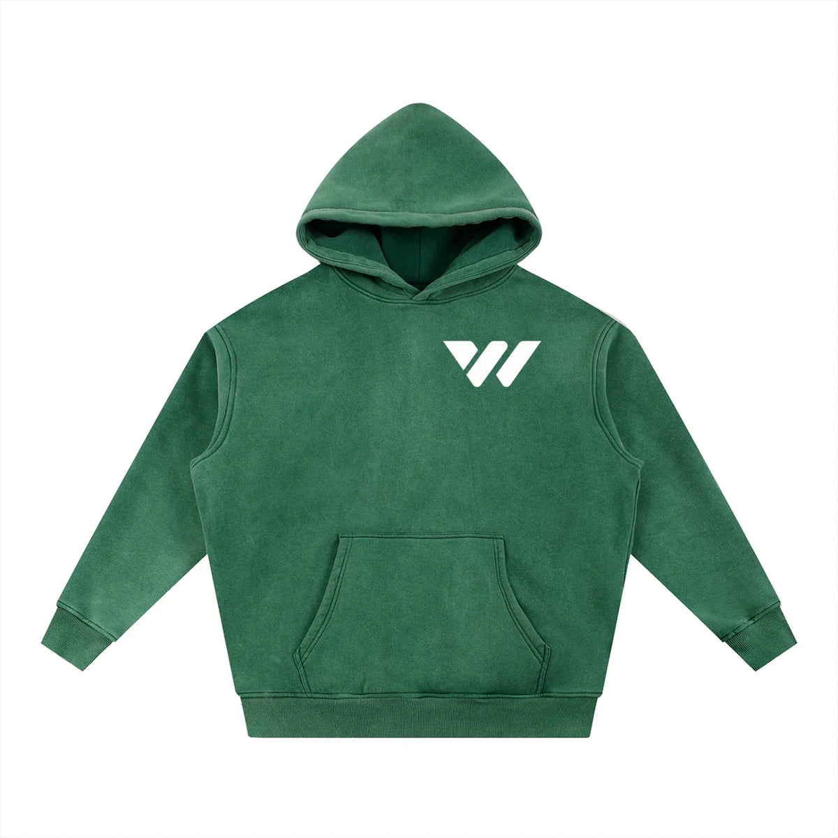 Snow Wash Fleece Oversized Hoodie