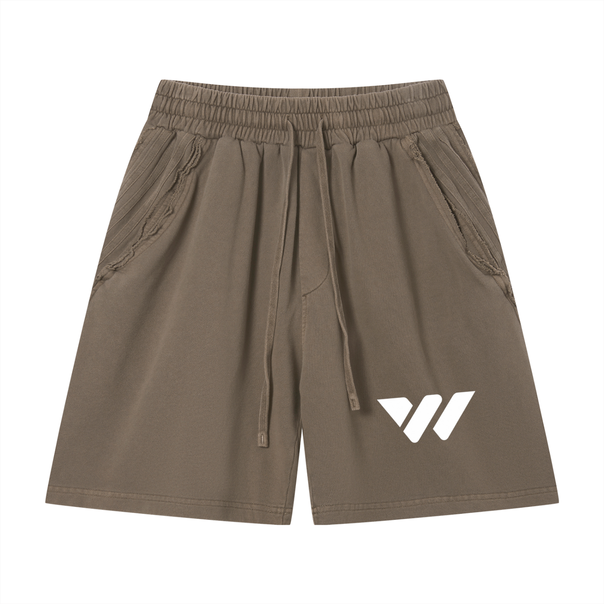 Vintage Wash Raw Edge Shorts