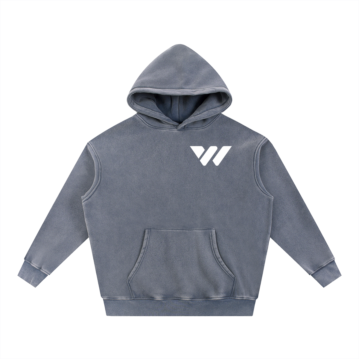 Snow Wash Fleece Oversized Hoodie