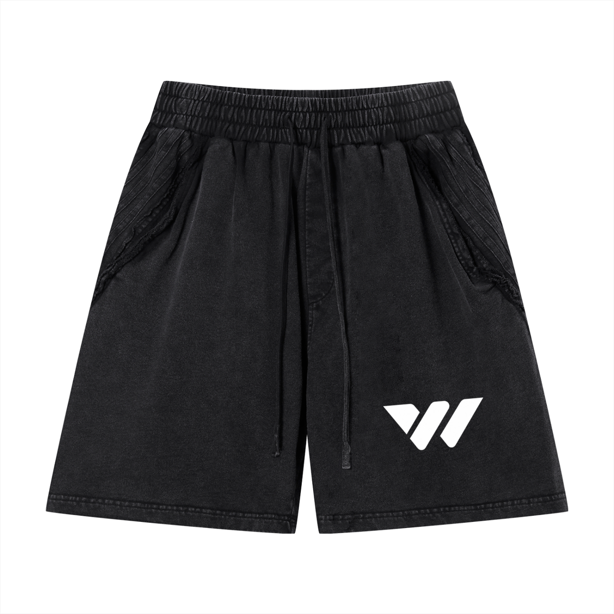 Vintage Wash Raw Edge Shorts