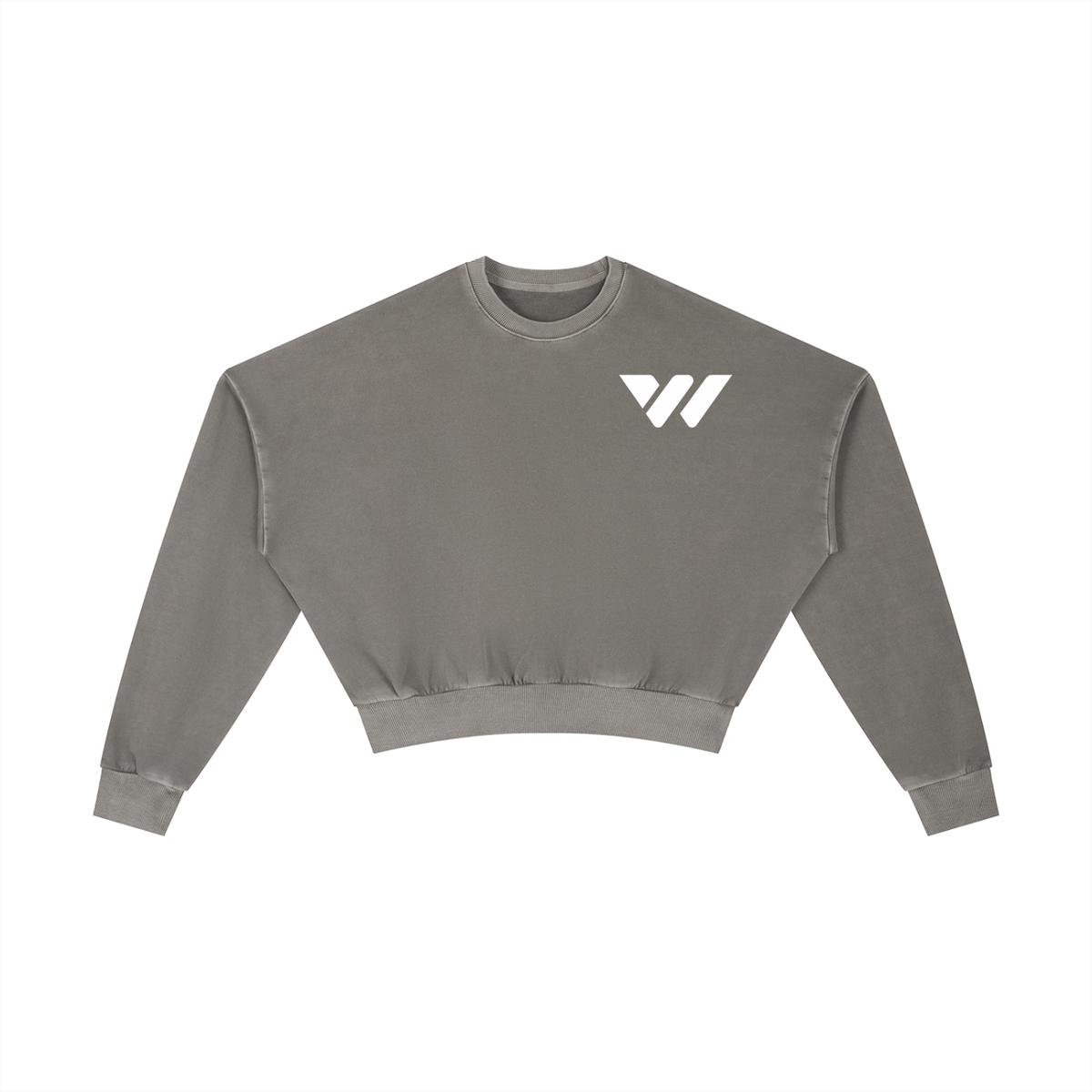 Vintage Washed Cropped Sweatshirt