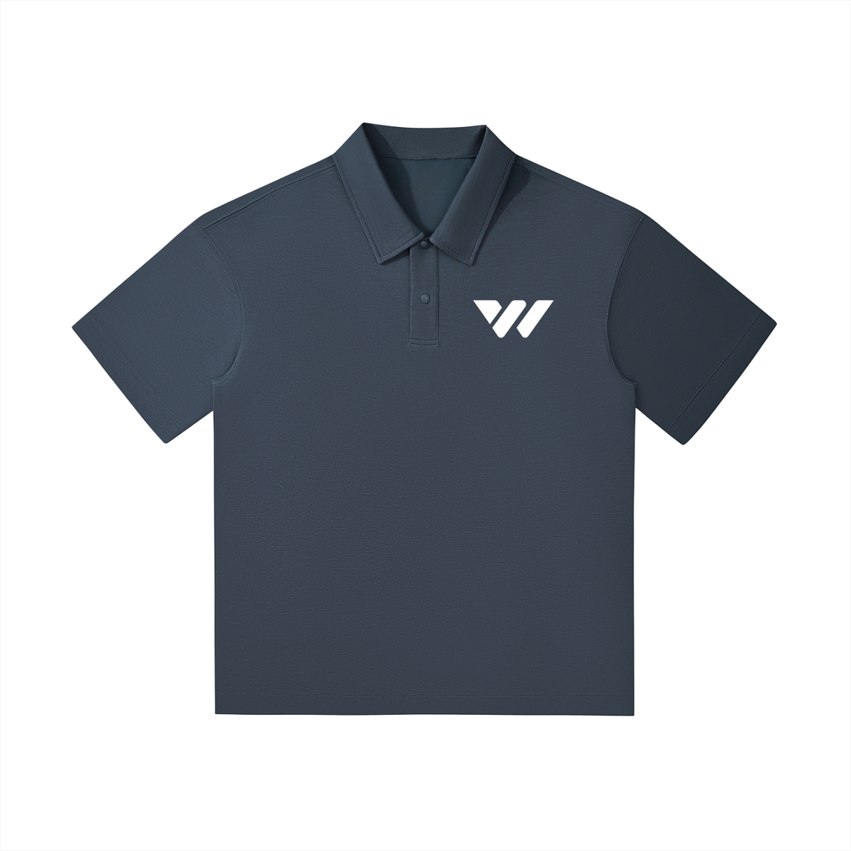 Drop Shoulder Short-Sleeve Polo